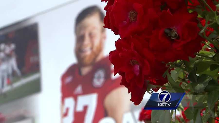 Andy Kendeigh reports on Nebraska's tribute to Sam Foltz outside Memorial Stadium.