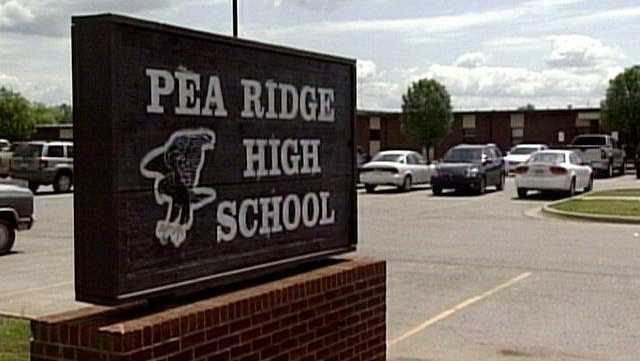 file: pea ridge high school among other schools in district that will require mask for students, faculty, staff and visitors.