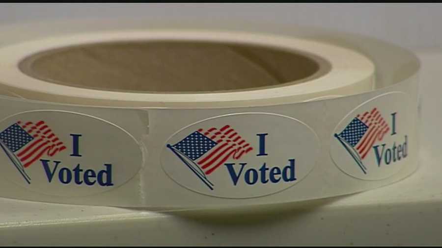 Voting stickers file image