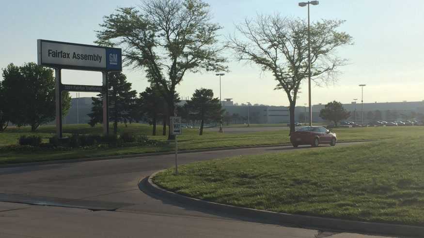 GM Fairfax employees forced to evacuate plant for a time on Monday
