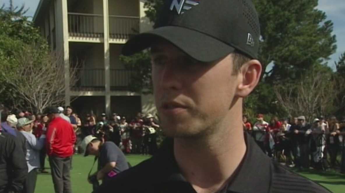 Pebble Beach Pro-Am: Buster Posey brings out the orange and black