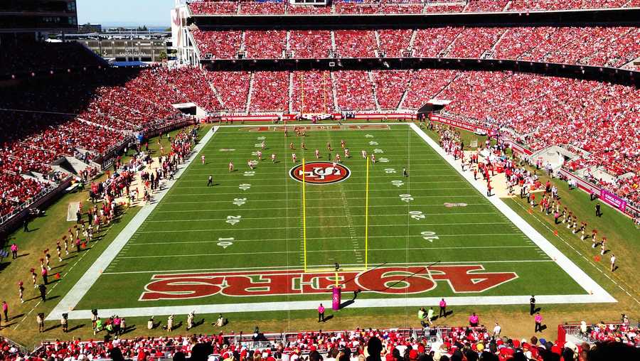 what stadium is the 49ers playing today