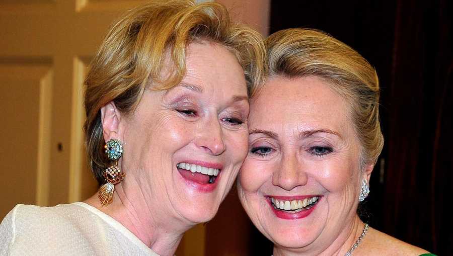 Meryl Streep and Hillary Clinton