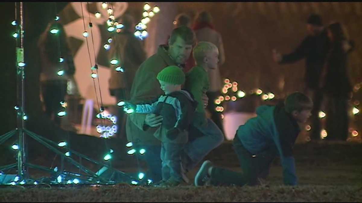 See the lights of the Canton Christmas Festival