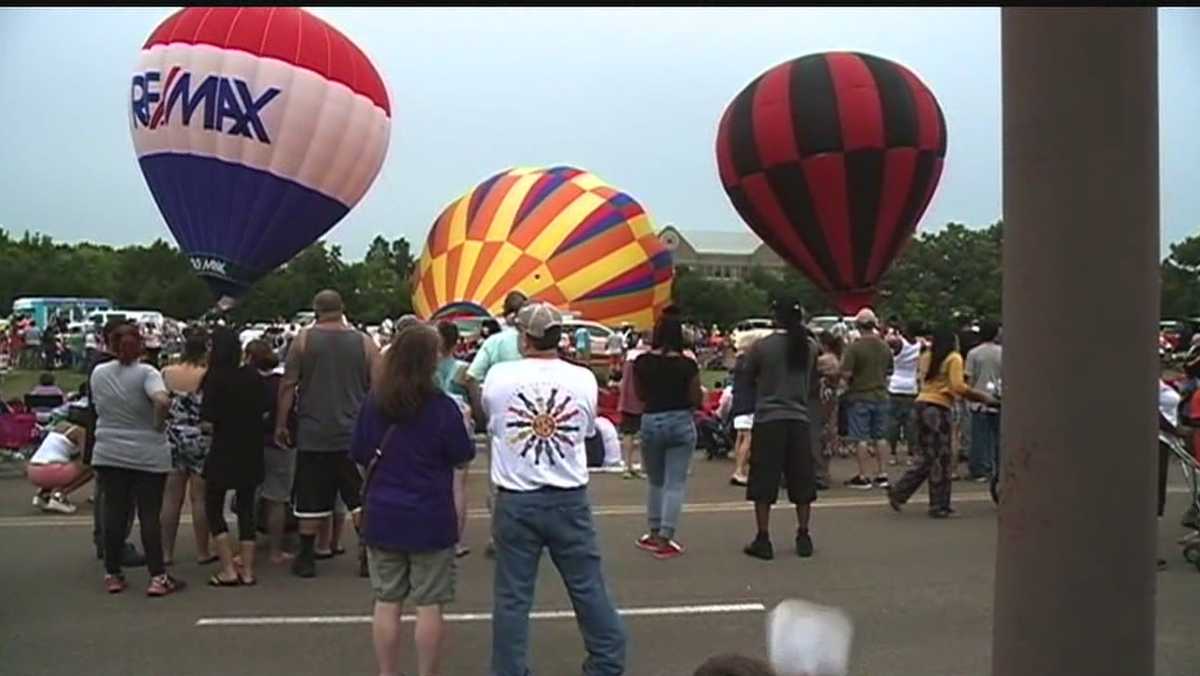 Hot air balloon festival underway in Canton
