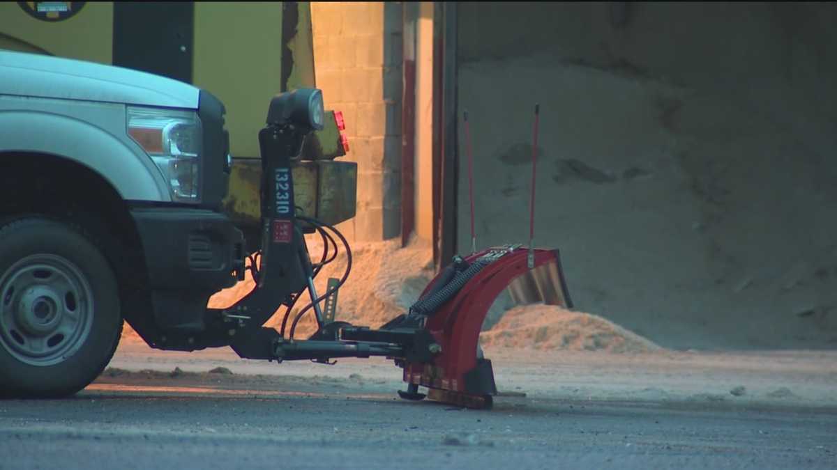 Woman hit by snow plow truck in Harford County