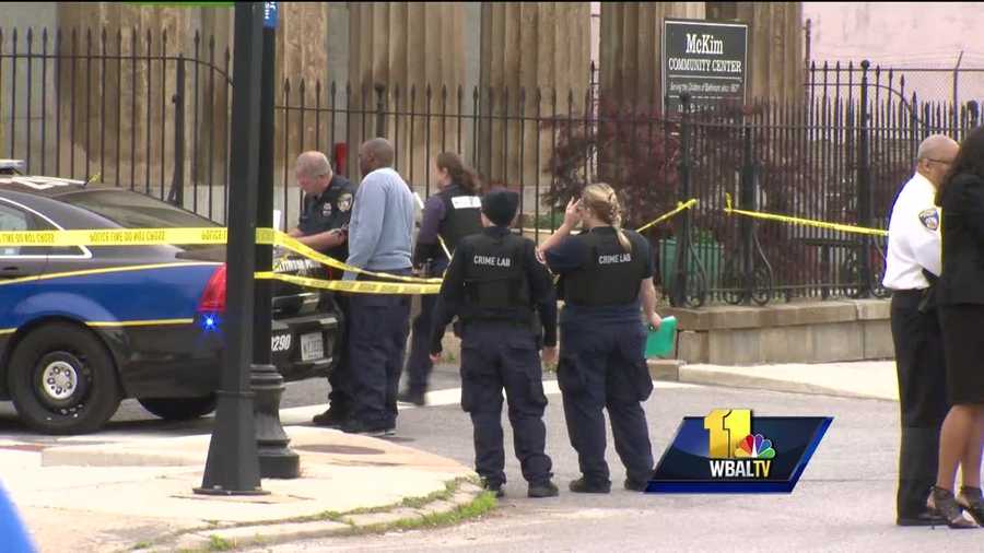 Baltimore City police are investigating an officer-involved shooting. Police said an officer shot a 13-year-old boy just after 4 p.m. Wednesday in the unit block of Aisquith Street near Baltimore Street. Baltimore police Commissioner Kevin Davis said the boy was holding a replica semiautomatic pistol and tried to run when approached by officers. Police said the boy displayed an exact replica of a Beretta 9 mm automatic pistol.