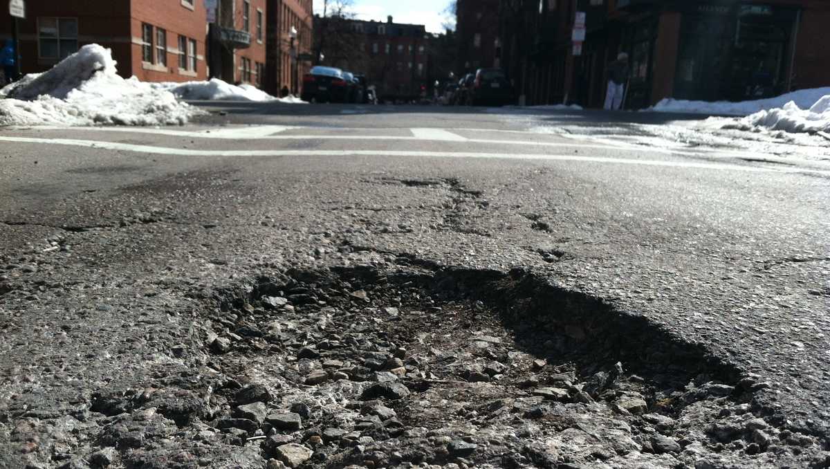 Early pothole season hits Massachusetts