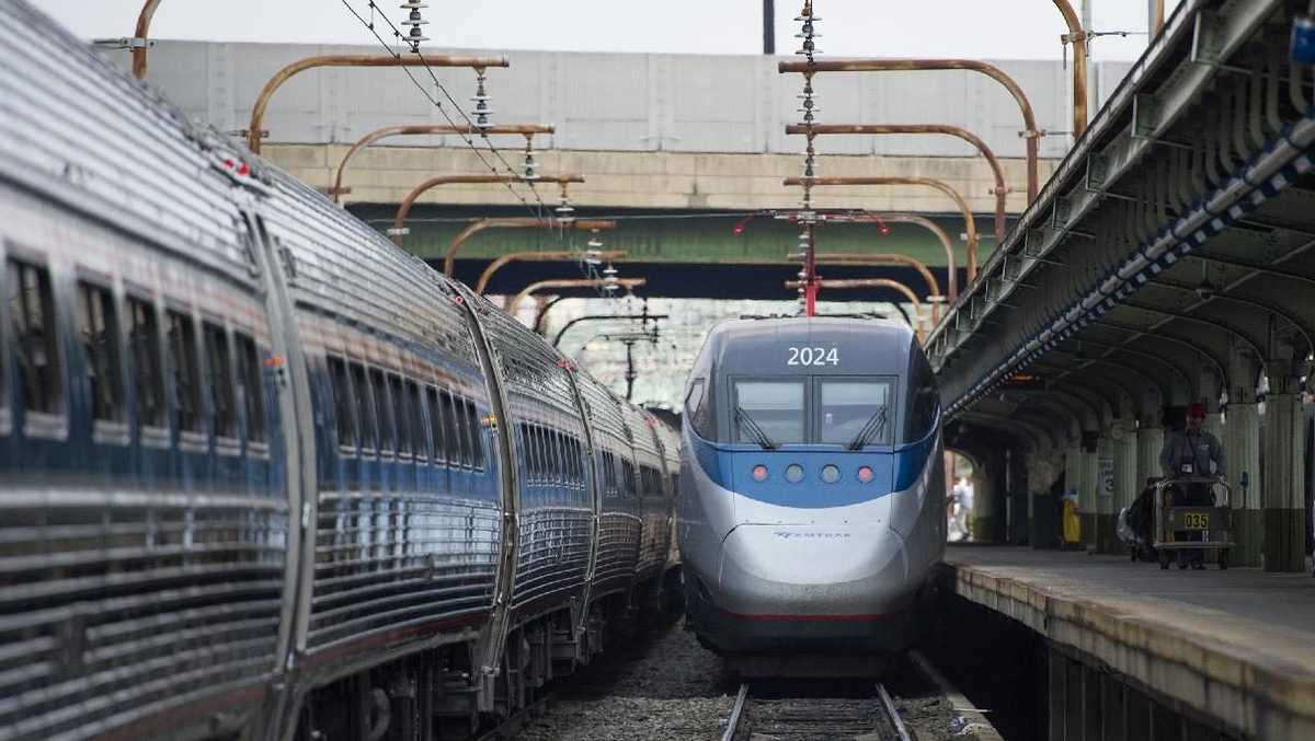 Amtrak delayed after overhead wire falls on track - WCVB