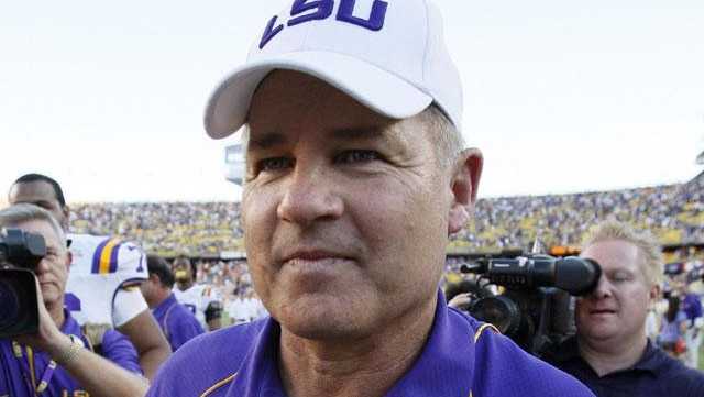 LSU fires head coach Les Miles, promotes Ed Orgeron to interim role LSU fires head coach Les Miles, promotes Ed Orgeron to interim role
