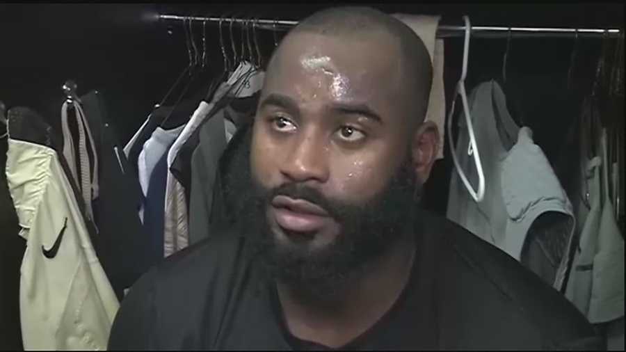 New Orleans Saints linebacker Junior Galette has been arrested in a domestic violence case in which a woman says her face was scratched and her ear bloodied after an earring was ripped off.