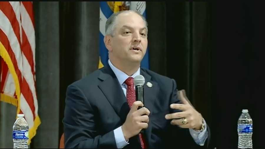 Gov.-elect John Bel Edwards is preparing to take the oath of office. The Democrat will be sworn in Monday.