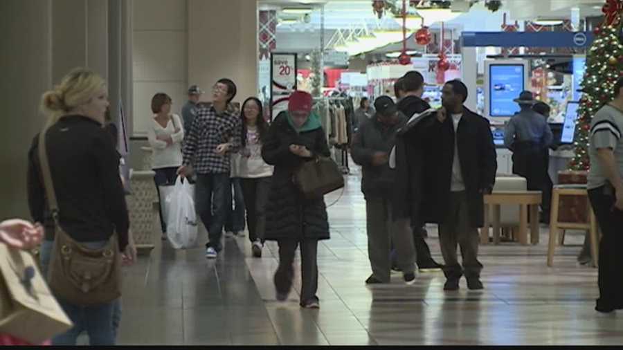 Black Friday shopping began at Mayfair Mall at 6 a.m. on Black Friday.