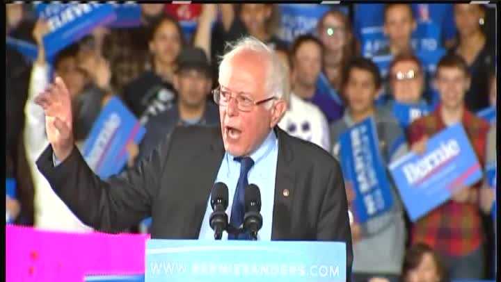 Bernie Sanders was vocal about several contest wins his campaign has seen in western United States. He credited young voters.