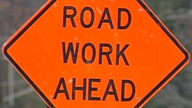 Road Work Construction Sign