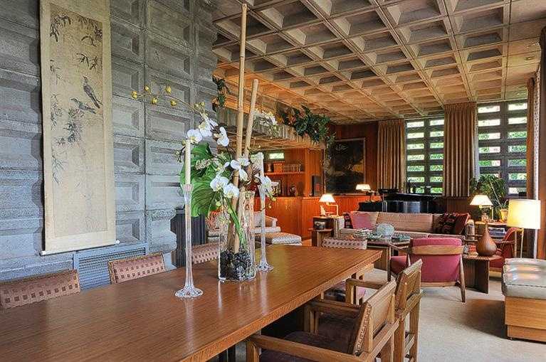 Tour the unique Frank Lloyd Wright Gerald B. Tonkens House - WLWT