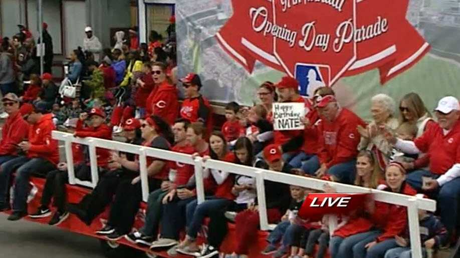 Behind the Scenes  Bengals at Reds Opening Day