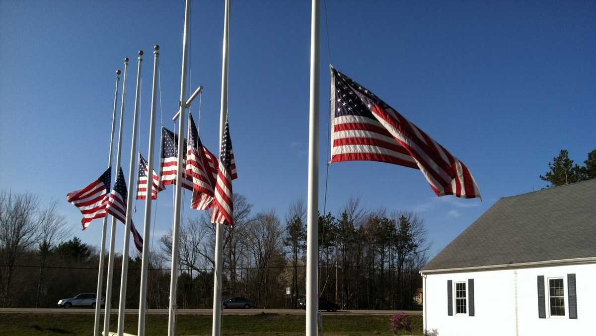 Flags lowered in Maine to honor those killed in Afghanistan attack