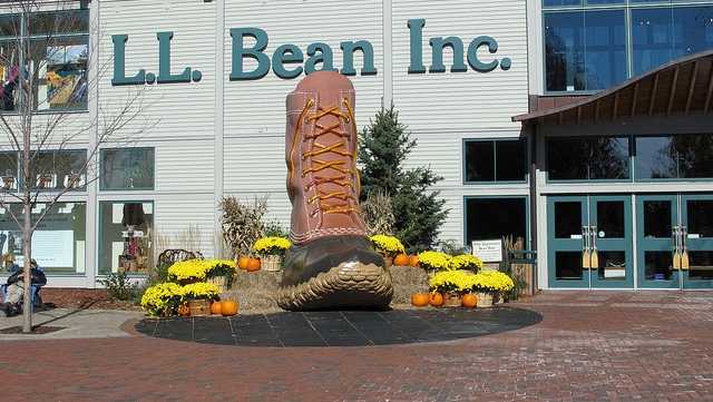 The L.L. Bean Flagship Store in Freeport, Maine