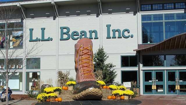 L.L. Bean headquarters in Freeport, Maine.