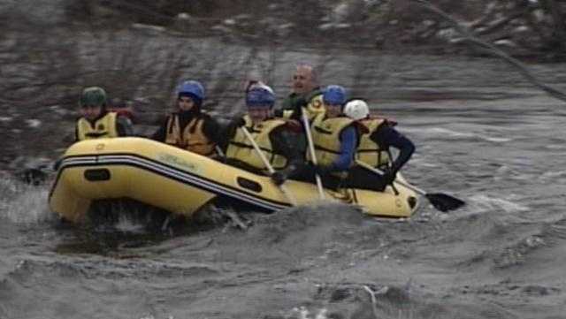 Whitewater rafters are shown in this file photo.