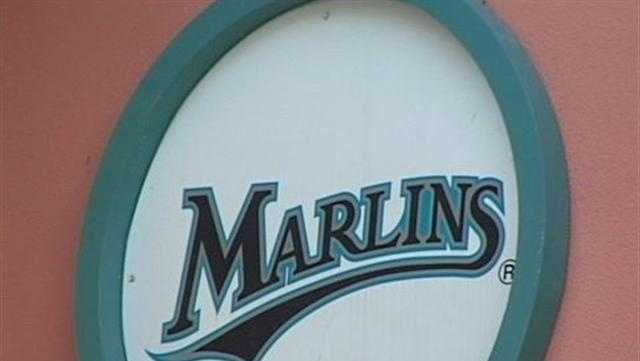 Marlins wearing 25th anniversary throwback uniforms 
