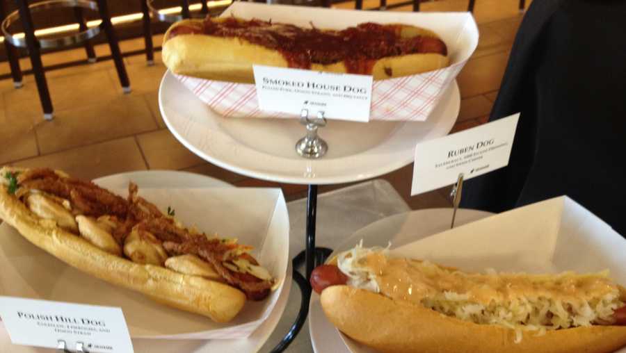 PNC Park gourmet hot dogs