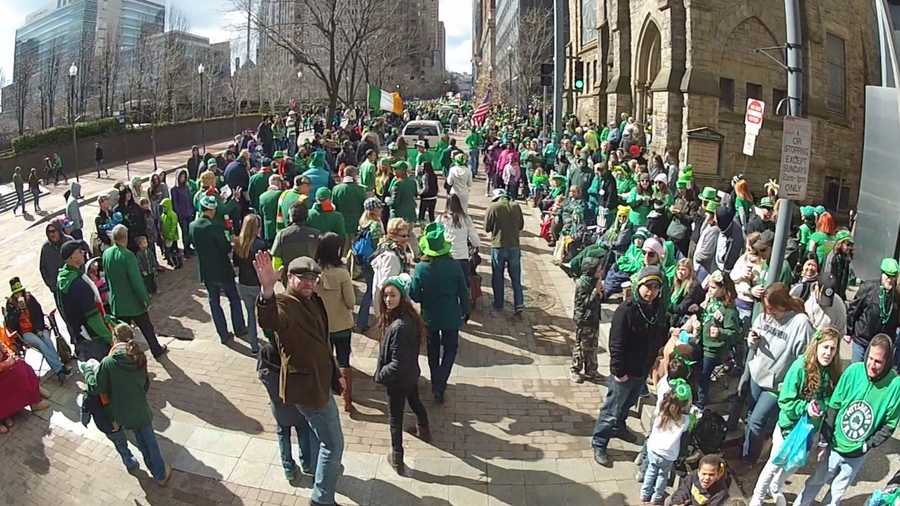 Thousands of people marched and thousands more came out to watch the annual parade through the streets of Downtown Pittsburgh.