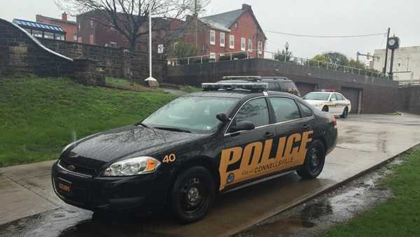 A Connellsville police car.