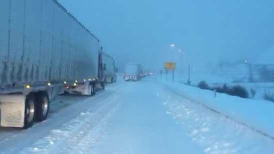 Snowy conditions on the Pennsylvania Turnpike left many stranded for hours during Saturday's snowstorm.