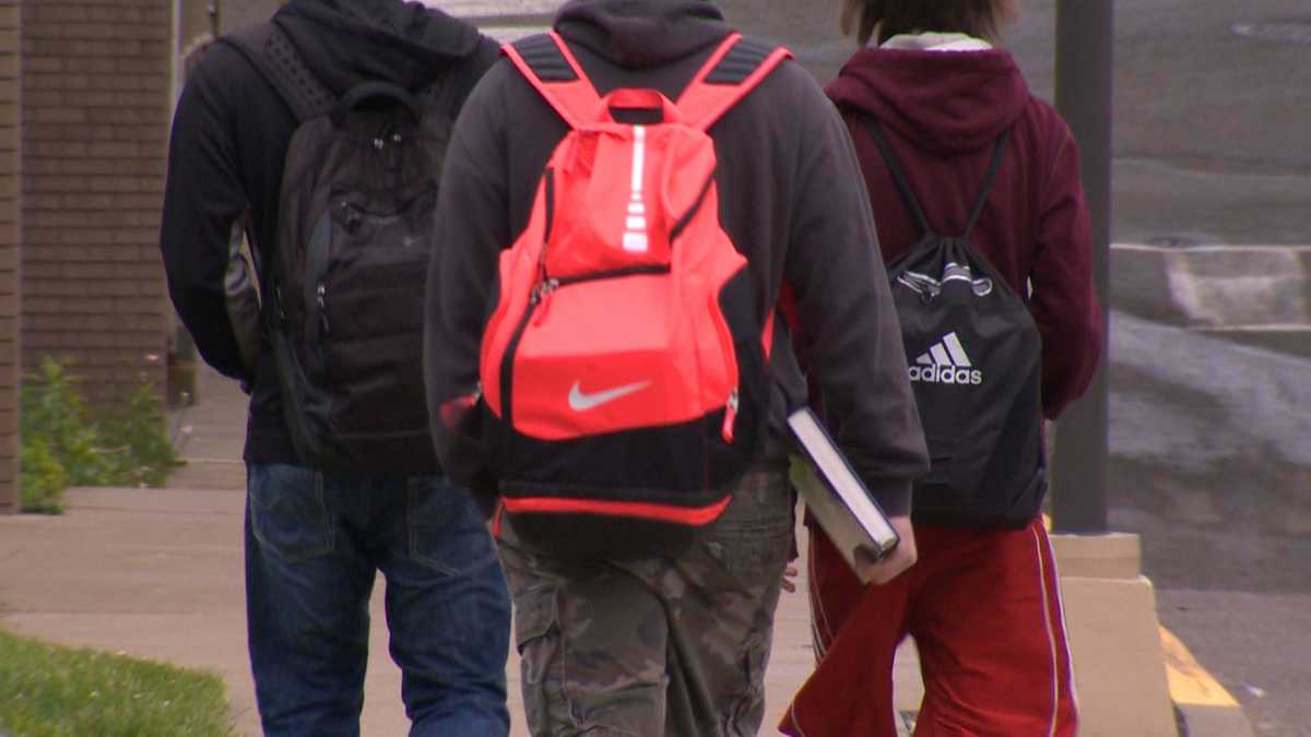 Backpacks will not be allowed at Moon Area Middle School on Friday
