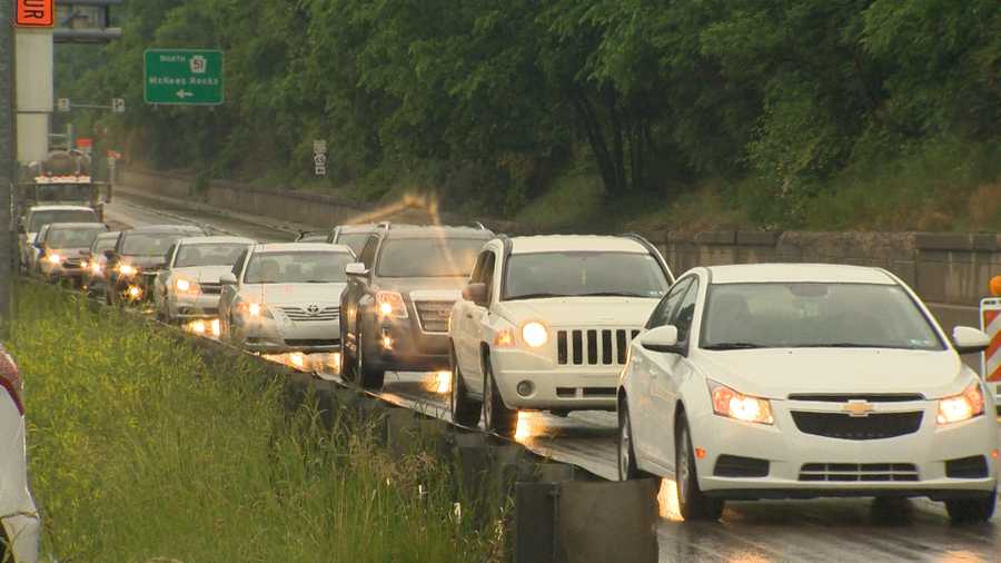 Traffic backups on Route 65
