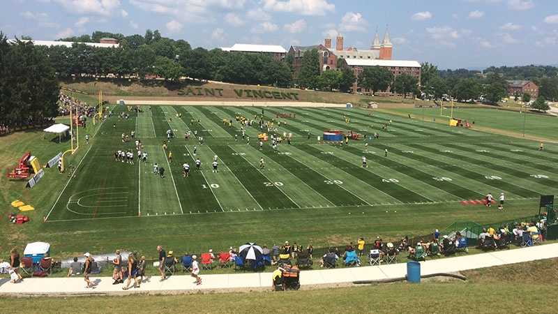 No Steelers training camp at Saint Vincent College in Latrobe this summer
