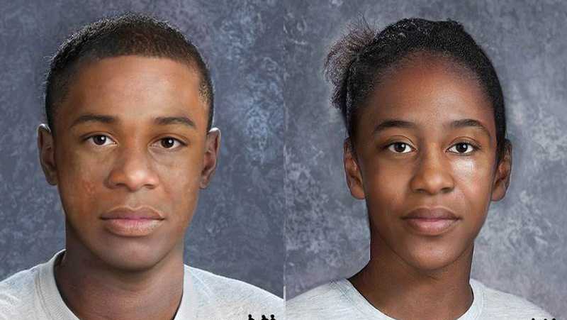The National Center for Missing and Exploited Children has released age-progressed photos of twins missing for at least ten years