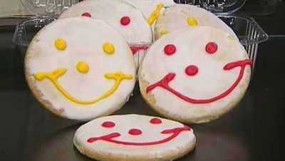 Smiley cookies from Eat'n Park