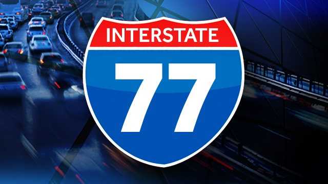Truck crash causes delays on Interstate 77 South at Iredell, Yadkin