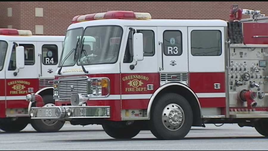 File: Greensboro Fire Department trucks