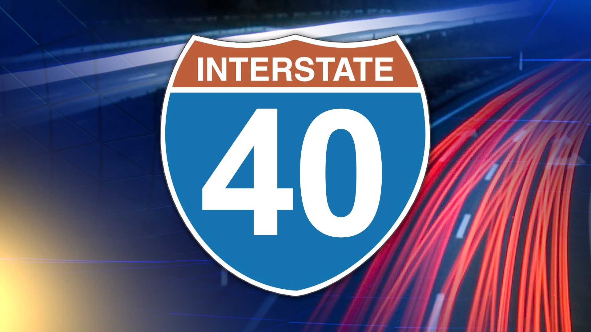 All westbound lanes of I-40 blocked in Buncombe County