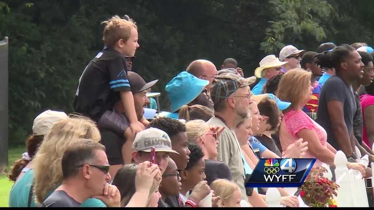 Wofford College  Record number of fans attend Panthers training camp