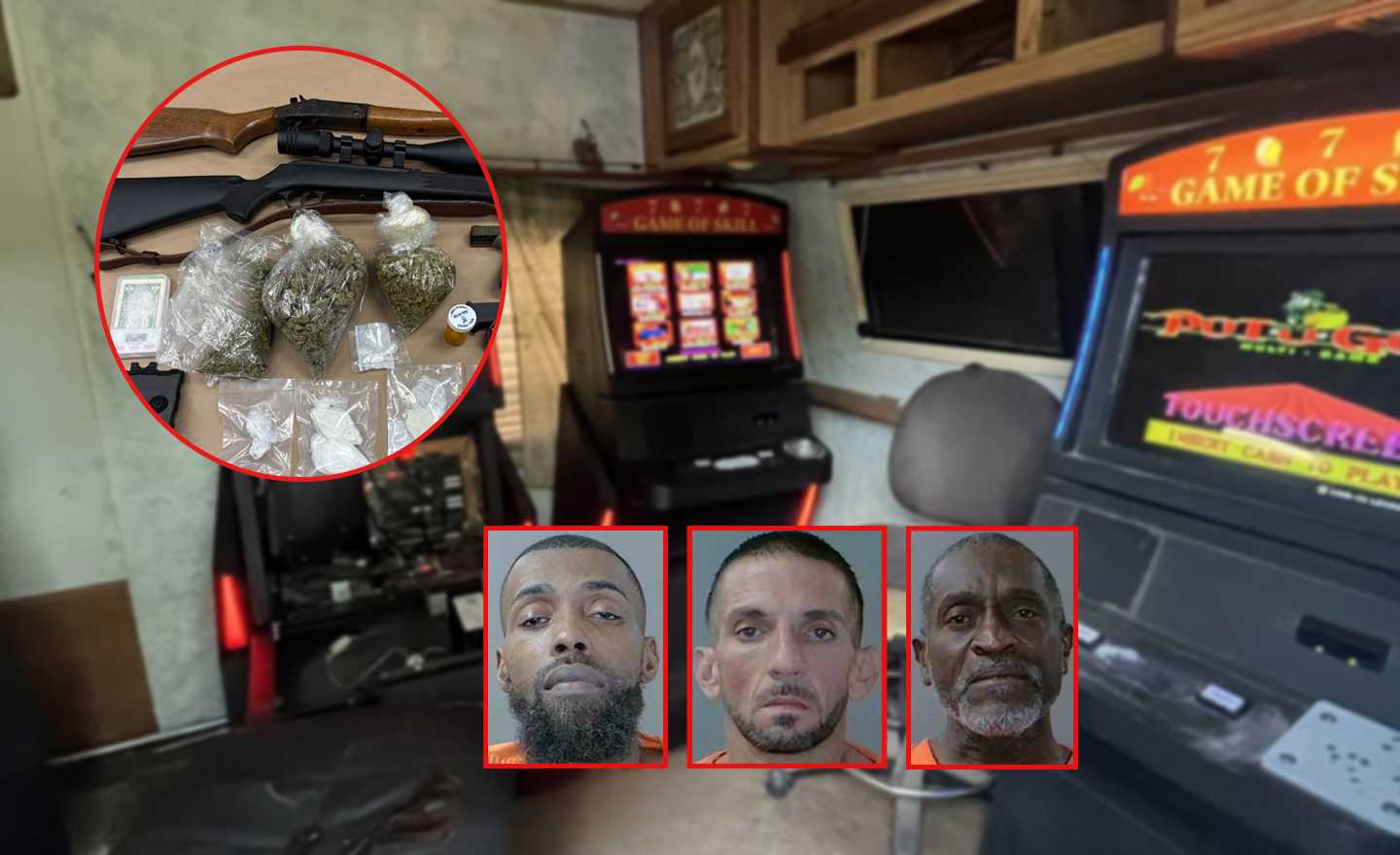 Home used for illegal gambling busted in South Carolina raid, 4 people arrested, authorities say
