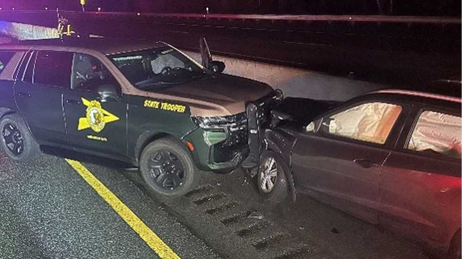 Maine man charged after wrong-way driver crashes into NH State Police ...