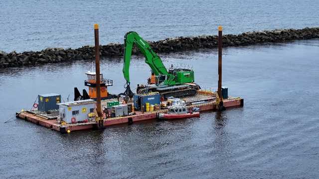 Project to improve Camp Ellis jetty is underway in Saco