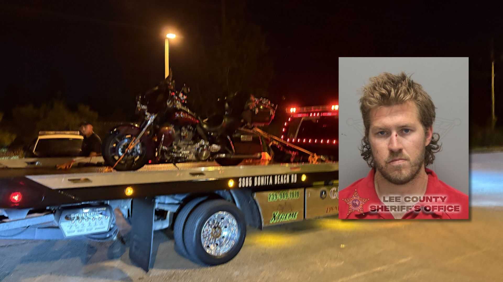 Motorcycle pursuit involving state troopers, aerial support, ends with arrest in Three Oakes