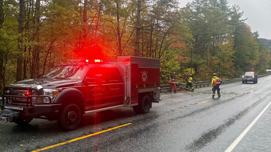 Crews clear tree from Upper Valley roads amid weekend nor'easter - WPTZ