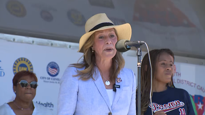 Ohio gubernatorial candidate Amy Acton speaks on incident at fair that resulted in man's arrest