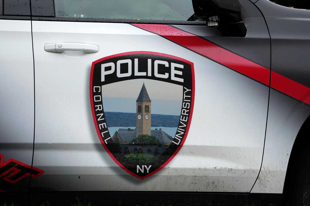 Cornell building sprayed with graffiti blasting school's response to gang rape complaint