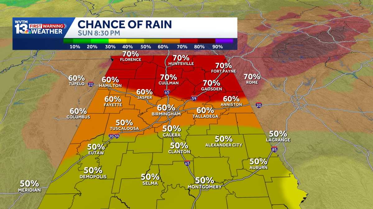 First Warning Impact Days: Strong storms likely Friday, Saturday and Sunday