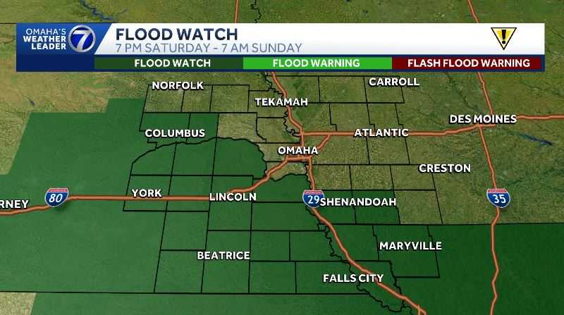 Chance for strong storms, heavy rain Father's Day weekend
