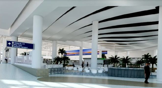 ﻿Rendering of new food court