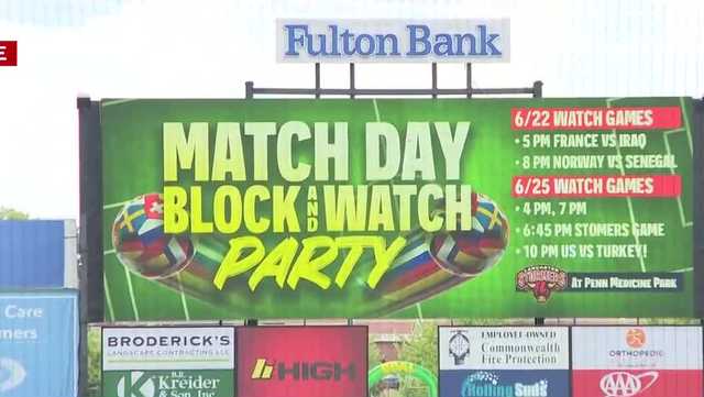 Penn Medicine Park hosts community watch party for international soccer tournament